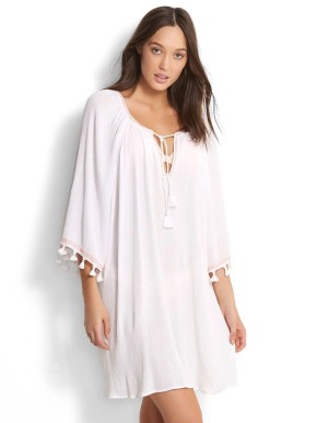 DOPLŇKY PLÁŽOVÁ SEAFOLLY DAWN TO DUSK 53203-CU TUNIKA