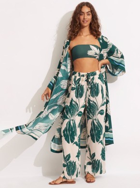DODATEK PLAŻOWY SEAFOLLY FLEUR DE BLOOM 54781-PA SPODNIE
