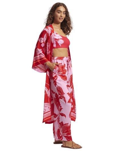 DODATEK PLAŻOWY SEAFOLLY FLEUR DE BLOOM 54781-PA SPODNIE