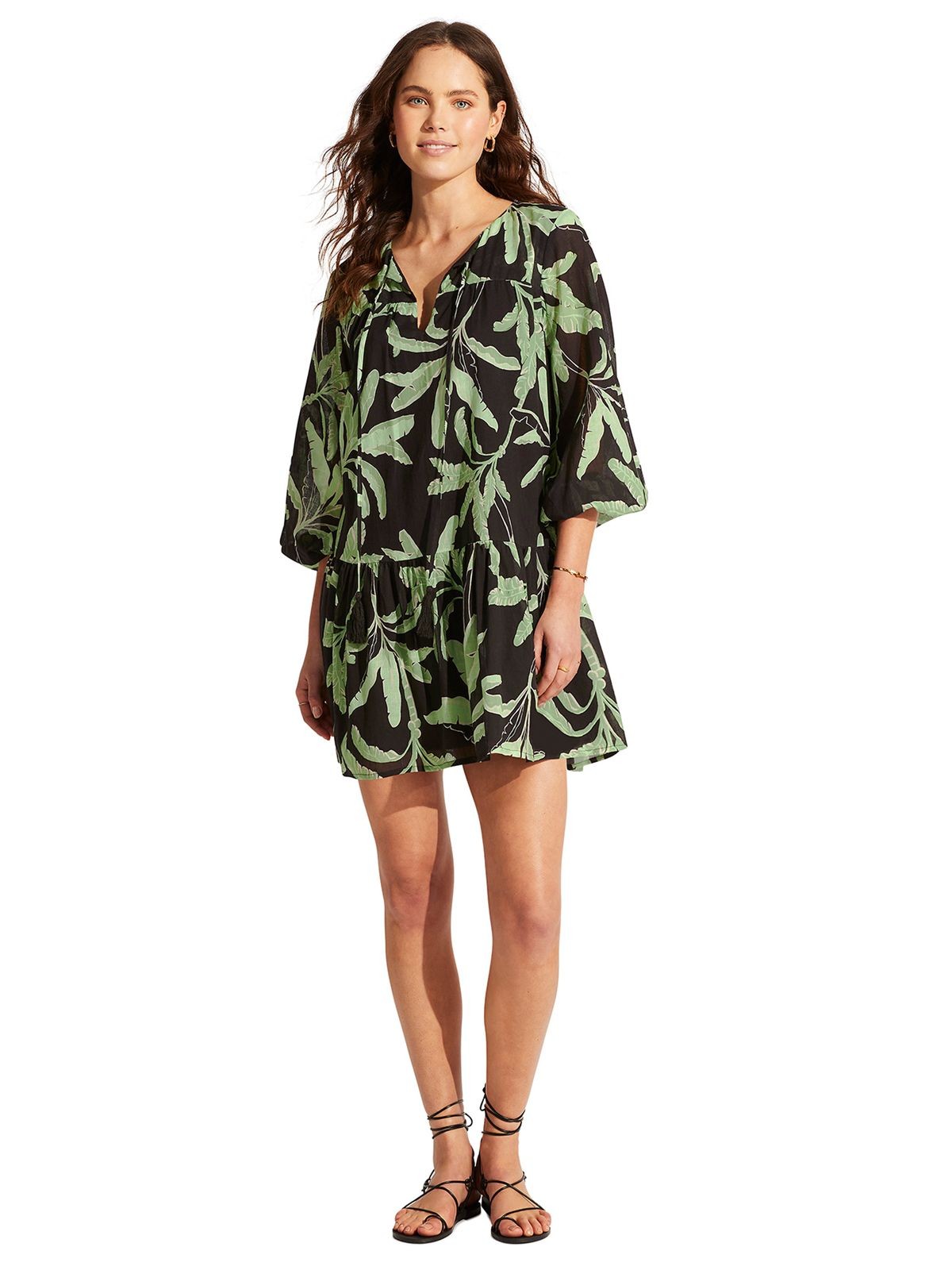 DODATEK PLAŻOWY SEAFOLLY PALM PARADISE 54951-DR SUKIENKA