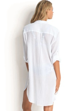 DOPLŇKY PLÁŽOVÁ SEAFOLLY BEACH BASICS 53108-CU KOŠILE