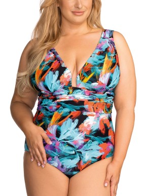 KOSTIUM KĄPIELOWY NESSA BARBADOS N000543 MULTICOLOR MIĘKKI 1-CZ 40/L