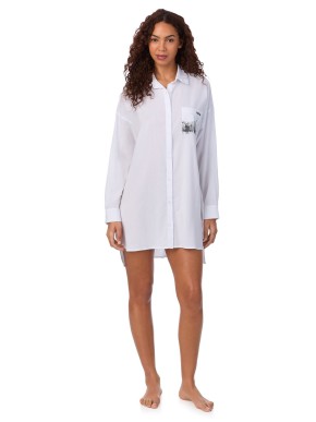 DODATEK PLAŻOWY DKNY YI30048 KOSZULA