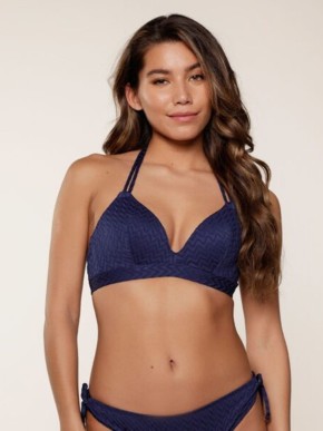 KOSTIUM KĄPIELOWY LINGA DORE HOT CORAL&DARK 7710TB GÓRA OD BIKINI