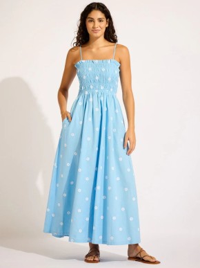 DOPLŇKY PLÁŽOVÁ SEAFOLLY DAISY CHAIN 55523-DR ŠATY