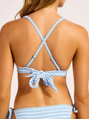 PLAVKY SEAFOLLY MESH EFFECT 31569-102 GÓRA OD BIKINI