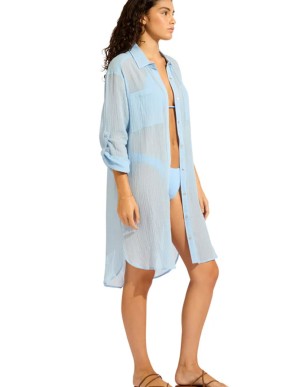 DODATEK PLAŻOWY SEAFOLLY BEACHEDIT 55536-CU KOSZULA
