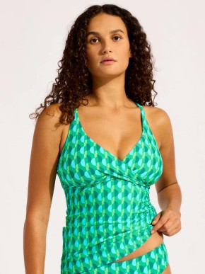 PLAVKY SEAFOLLY SORRENTO 31526MF277 TANKINI GÓRA
