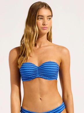 PLAVKY SEAFOLLY MESH EFFECT 30574-102 GÓRA OD BIKINI