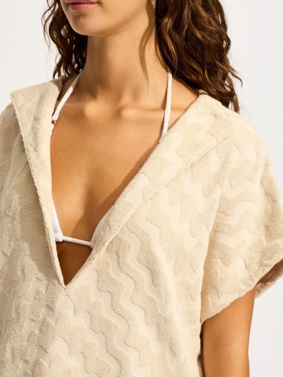 DODATEK PLAŻOWY SEAFOLLY FRINGE BENEFITS 72084-TL PONCHO