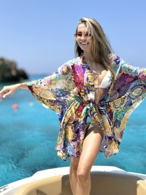 DOPLŇKY PLÁŽOVÁ PAREO&JULIET MILAN CLASSIC SHORT CHIFFON TUNIKA