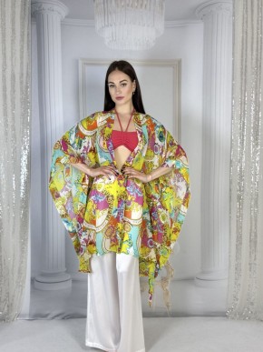 DOPLŇKY PLÁŽOVÁ PAREO&JULIET JAMAICA CLASSIC SHORT CHIFFON TUNIKA