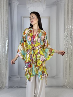 DOPLŇKY PLÁŽOVÁ PAREO&JULIET JAMAICA CLASSIC SHORT CHIFFON TUNIKA