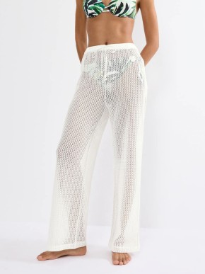 DOPLŇKY PLÁŽOVÁ TRIUMPH BEACH MYWEAR CROCHET TROUSERS KALHOTY